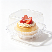 Boîte thermoformée personnalisable de qualité alimentaire, forme sur mesure pour gâteaux, fromages, pâtisseries, emballage commercial pour boulangerie à emporter