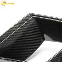 Aérations de pare-chocs avant en fibre de carbone véritable avec grille, kit carrosserie aérodynamique pour BMW G80 M3 G82 G83 M4