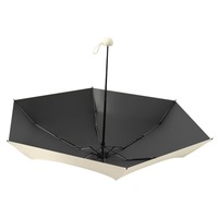 Parapluie de poche pliant en cinq sections, toutes saisons, anti-UV, protection solaire UPF, cadeau d'affaires, 6 baleines