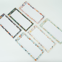 Notes autocollantes magnétiques esthétiques à motifs multiples, notes autocollantes personnalisées imprimées, blocs-notes et carnets de notes pour la papeterie
