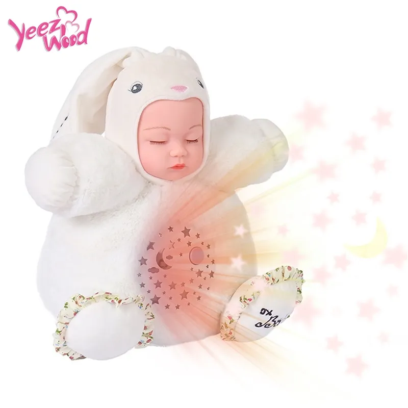 ไฟ LED Starlight Projector บนท้องฟ้าของเล่นการ์ตูนตุ๊กตาทารกตุ๊กตาซิลิโคนน่ารัก