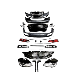 Kit carrosserie <span class=keywords><strong>Dapa</strong></span> W12 pour Audi A8 D4 2011-2014, pare-chocs avant et arrière, feux auto - Product Image 1