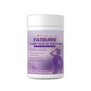 Cápsulas Nutritivas <span class=keywords><strong>FATBURN</strong></span>, Tónico Herbal para Energía y Metabolismo, Apoyo para el Control de Peso, Sin Soya ni Gluten, Certificado GMP, a Granel - Product Image 1