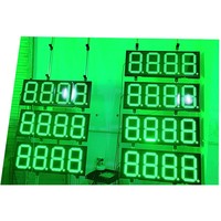 Pantalla Digital para estación de servicio, indicador de precio de gasolina, led programable, rotulos de 18 pulgadas