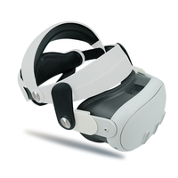 En stock M083 amélioré PU cuir rembourré Halo sangle confort VR accessoires réglable fixation sangle de tête pour Meta Quest 3