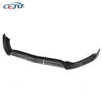 ABS Carbone Look Voiture Pare-chocs Avant Spoiler Chin Lip Splitter pour Mercedes Benz Classe C W205 S205 C205 A205 C200 C450 C43 2014-2017
