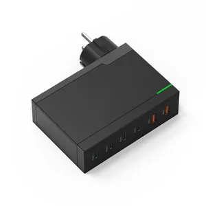 Bestverkopende Producten 2023 Usb-C Power Adapter Snel Opladen Kubus Blok 200W Gan Usb Pd Oplader Voor Laptop En Telefoon