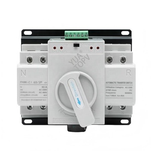 Quick Response 2P 32A 63A 100A 125A Dual Power Transfer <strong>Switch</strong> Monitoring Overvoltage Household - Product Image 3