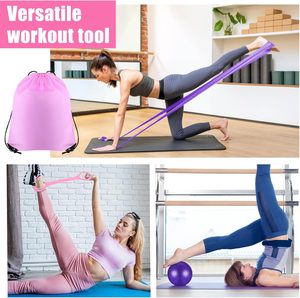 CZFIT 21 Pcs Pilates Set Includes Ball Yoga <b>Ring</b> <b>Stretching</b> Strap Resistance Bands Socks Women Pilates Equipment - Product Image 6