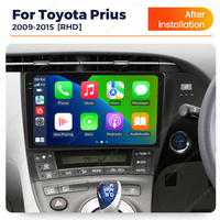 Autoradio vidéo MEKEDE MS avec écran tactile Android 13 8+256G 8 cœurs WiFi Car-play Auto pour Toyota Prius 2009-2015