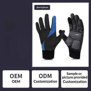 Gants d'hiver personnalisés avec logo pour sports <span class=keywords><strong>de</strong></span> plein air - Gants <span class=keywords><strong>de</strong></span> <span class=keywords><strong>ski</strong></span> thermiques imperméables à écran tactile OEM pour la randonnée et l'alpinisme - Product Image 4