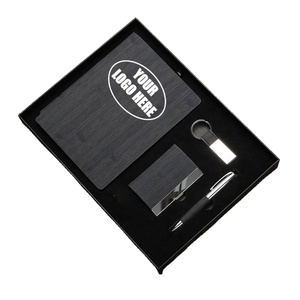 <b>Personalized</b> Mini Notebook <b>Keychain</b> - Custom Logo PU Leather Metal Notebook for Business Gifts & Events - Product Image 1