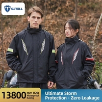 Combinaison imperméable deux pièces pour hommes, pantalon et veste, pour motards, équipement de moto, protection intégrale contre les fortes pluies