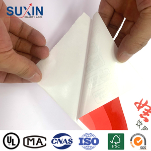 Rouleau durable d'autocollants en papier synthétique imperméable laminé mat personnalisé en vinyle pour l'industrie alimentaire des boissons pour l'emballage <span class=keywords><strong>de</strong></span> jus - Product Image 2