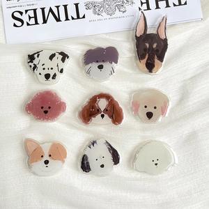 Ins karikatür köpek tembel kişi teleskopik damlayan tutkal cep telefonu gaz kapsül stent akrilik cep telefonu stendi - Product Image 1