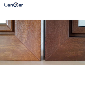 窓とドアUPVCプロファイルスイングオープンスタイル強化ガラス断熱ガラス - Product Image 4