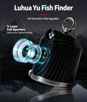 Drone de pêche LUHUAYU avec GPS, libération d'appâts, caméra 1080P, étanche IP68, contrôle VR, câble de 100 m, télécommande submersible écologique