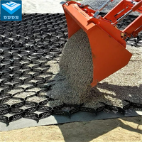 Géocell en HDPE anti-UV pour pavés en béton, stabilisateur de sol pour gravier et gazon, renforcement de voies de circulation, prix bas, extérieur