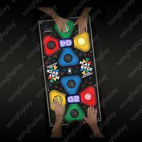 Machine de jeu d'arcade pour 2 joueurs, jeu de réflexes et de mémoire, en PVC, pour usage intérieur/extérieur, y compris parcs et parcs de trampolines