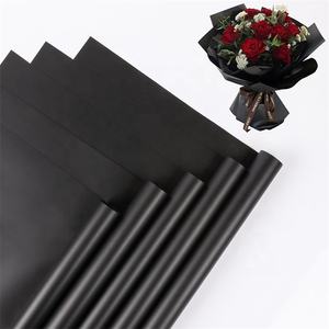 High Quality Black Cardboard Rolling Folding Wholesale Board Paper Sheets Sided 787*1092mm <b>Flowers</b> Photo Frame Packaging - Product Image 5