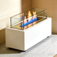 Cheminée à éthanol sans fumée ni odeur, avec flamme dynamique réaliste, pour la décoration de la salle familiale, des suites d'hôtel et un environnement intérieur sain