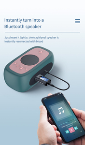 Minipantalla T11 con <span class=keywords><strong>USB</strong></span>, <span class=keywords><strong>Bluetooth</strong></span> 5,0, Aux, estéreo, Audio, música, <span class=keywords><strong>Receptor</strong></span> Transmisor inalámbrico - Product Image 6