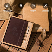 One-Stop-Anpassung Promotion Natural Dutch Velvet Notebook Stift Geschenkset Umwelt freundliches A5 Notebook Kaffeetasse Geschenkset