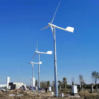 Éolienne domestique à contrôle de pas de 10 kW, haute efficacité, avec puissance réelle