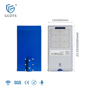 ไฟถนนโซลาร์เซลล์ GCOTS สำหรับภายนอกอาคาร กันน้ำ 60W 80W 120W แบบ All-in-Two ดีไซน์โลหะเพื่อการส่องสว่างบนถนนอย่างยั่งยืน รุ่น SL-XG Split T - Product Image 2