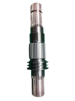 Service d'usinage CNC de haute précision pour arbres cannelés non standard, rotors et broches en acier, avec revêtement d'oxyde noir