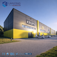 Edificio Comercial Prefabricado de Estructura de Acero con Planta Flexible para Proyectos de Desarrollo Comercial