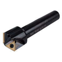 Portaherramientas de abocardado indexable TCMT, vástago recto, ángulo de un solo lado 15° °   20 °   25 °   35 °   40 °   45 °   50 °   55 °   60 °   70 °   Inserto TCMT11/16
