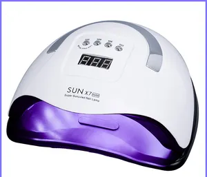 Wholesale Supplies New Uv Nail Dryer Rose Lamp 180w SUN X7 MAX Led Light Professional For Gel Polish