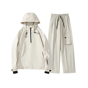 Fournisseur en gros Veste et pantalon de ski Combinaison de ski adulte à capuche unisexe pour les sports de neige - Product Image 1