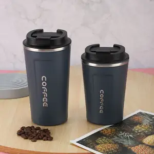 Lieferanten für doppelte Edelstahl Kaffeetasse verdickte Auto Thermoskanne Reise Thermo Tasse Tasse für Geschenke
