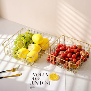 Bandeja de Frutas Clásica Portátil de Hierro de Alta Calidad para el Hogar, Cesta de Almacenamiento para Sala de Estar, Bandeja para Dulces y Bocadillos - Product Image 2