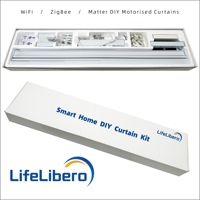 Kit de moteur de rideau intelligent WiFi Tuya avec commande numérique pour une utilisation intérieure/extérieure dans la salle de bain, la cuisine, le salon et plus encore