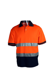 Chemises de travail haute visibilité pour hommes Polos personnalisables avec caractéristiques de sécurité réfléchissantes Uniforme Hivis pour une meilleure visibilité - Product Image 5