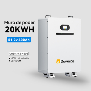 Batería de Litio Lifepo4 Dawnice de 51.2v 400ah, 20kwh 15kwh, Batería de Almacenamiento de Energía Doméstica Montada en Pared para Sistema Solar - Product Image 1