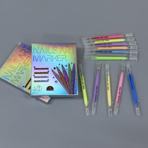 Elegante Juego de 12 Rotuladores de Colores para Decoración de <span class=keywords><strong>Uñas</strong></span> con Puntas de 0,5 mm y 1 mm para Dibujar, Pintar y Delinear con Esmalte de <span class=keywords><strong>Uñas</strong></span> - Product Image 5