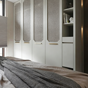 BALOM Customized Durable Solid Wood Wardrobe in <b>White</b>, <b>Bed</b> End Wardrobe, Versatile Bedroom <b>Storage</b> Furniture Ardrobe - Product Image 6