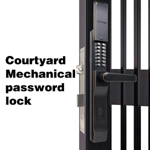 Ngoài trời cổng nhôm cửa cơ khí đẩy nút bàn phím Keyless nhập cửa khóa cho sân - Product Image 2