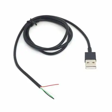 micro USB charger 10cm 20cm high speed 4 wire data micro usb to open bare end cable