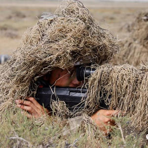 Unisex Urban Gillie Ghillie si adatta a Desert Black White inverno Camo per caccia in Nylon materiale foglia arco nascosto Costume <span class=keywords><strong>da</strong></span> cecchino - Product Image 3