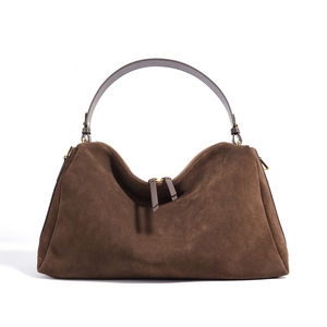 Thương hiệu thiết kế của phụ nữ cao cấp công suất lớn Tote Vai Crossbody Túi da bò da lộn gối túi dây kéo túi xách đa năng - Product Image 5