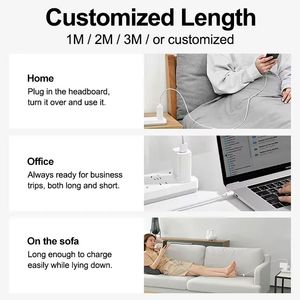 Factory Wholesale Fast Charging Type C <b>USB</b> Charger <b>Cable</b> 1m Smart Mobile Phone Data <b>Cable</b> with Box - Product Image 6