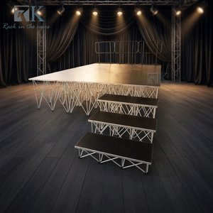 Aluminum Alloy <b>Stage</b> <b>Platform</b> Minimalist Design Detachable Spider Riser <b>Stage</b> - Product Image 2
