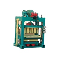 Gagnez de l'argent à domicile sans investissement : Machine à fabriquer des briques manuelle QTJ4-40 à haute efficacité pour briques de terre.