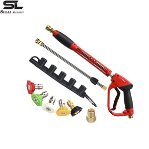 Pistola de Limpieza de Alta Presión Sulai Machinery, 5000 Psi, Conector M22, Boquilla de Pulverización Ajustable, Kit de Lavado de Autos - Product Image 1