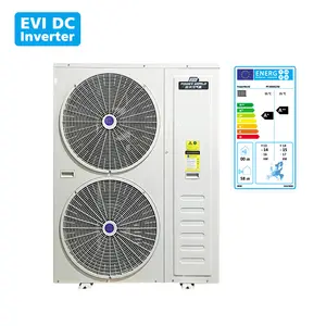 Güç dünya EVI 220v 380v hava kaynağı dc inverter hava su ısı pompası SU ISITICI